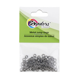 BC1-1707-0300-BN - Metal Jump Ring 4mm Black Nickel Nickel Free 100pcs BC1-1707-0300-BN,Findings,Retail packagings,4mm,Metal,Jump Ring,4mm,Grey,Black Nickel,Metal,Nickel Free,100pcs,China,Off Price Policy,montreal, quebec, canada, beads, wholesale