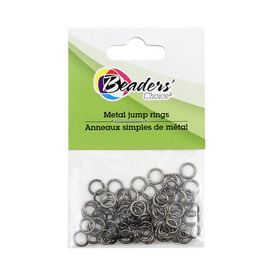 BC1-1707-0302-BN - Metal Jump Ring 6mm Black Nickel Nickel Free 75pcs BC1-1707-0302-BN,Findings,Rings,Simple - Jump,75pcs,Metal,Jump Ring,6mm,Grey,Black Nickel,Metal,Nickel Free,75pcs,China,Off Price Policy,montreal, quebec, canada, beads, wholesale