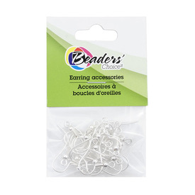 BC1-1708-0318-SL - Metal Fish Hook With Bead and Coil 18X20mm Silver Nickel Free 20pcs BC1-1708-0318-SL,Findings,Retail packagings,20pcs,Metal,Fish Hook,With Bead and Coil,18X20MM,Grey,Silver,Metal,Nickel Free,20pcs,China,Off Price Policy,montreal, quebec, canada, beads, wholesale