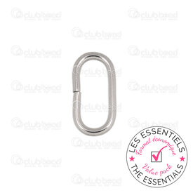 E-1720-2300-10 - PRIX NET Acier Inoxydable 304 Anneau Simple Oval 10X5X1MM (18GA) Naturel 200pcs E-1720-2300-10,Acier inoxydable,montreal, quebec, canada, beads, wholesale