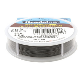 JW11T-0 - Beadalon Tigertail 49 Strands 0.46mm Natural 30 Ft USA JW11T-0,Metallic wires,Tigertail,Beadalon,Tigertail,49 Strands,0.46mm,Natural,30 Ft,USA,Beadalon,Tigertail,montreal, quebec, canada, beads, wholesale