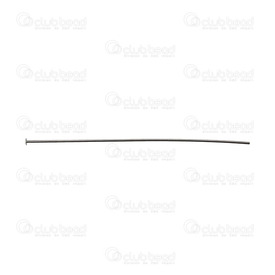 T-1714-0146 - Metal Head Pin 64mm Black Nickel Wire Size 0.7mm-22GA 250pcs T-1714-0146,Findings,Pins,Metal,Head Pin,64MM,Black,Black Nickel,Metal,Wire Size 0.7mm,250pcs,China,montreal, quebec, canada, beads, wholesale
