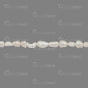Freshwater Pearl Bead Potato 6-7x5mm White 0.5mm hole 13in String !LIMITED QUANTITY! 1113-0808-WH