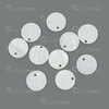 Nacre de Perle Breloque Disque Rond 12x1.5mm Lisse Trou 1mm Naturel 50pcs 1114-9051-0112