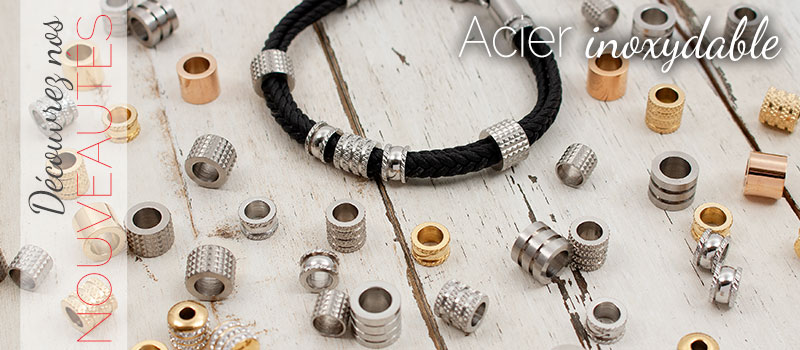 Kit de Création Créatif Fabrication Bijoux ACIER INOXYDABLE 15 Articles  Différents Boucles d'Oreilles Bracelets Colliers DIY - Ti-Bijou-Ti-Pri